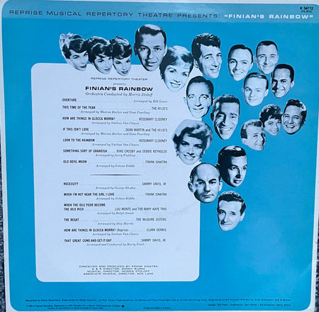 Various : Reprise Musical Repertory Theatre Presents: Finian's Rainbow (LP, Album)