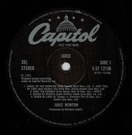 Juice Newton : Juice (LP, Album)