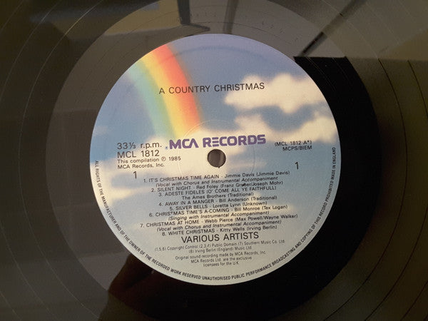 Various : A Country Christmas (LP, Comp)