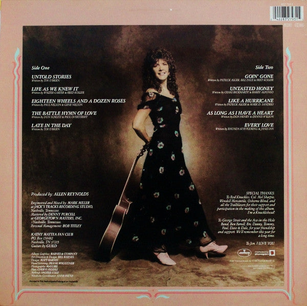 Kathy Mattea : Untasted Honey (LP, Album)