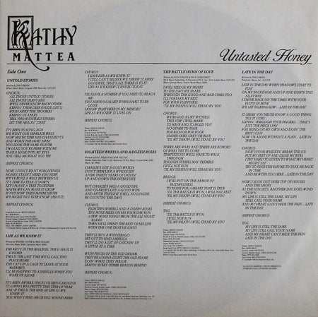 Kathy Mattea : Untasted Honey (LP, Album)