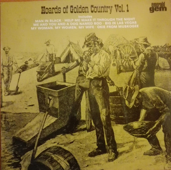 Various : Hoards Of Golden Country Vol. 1 (LP, Comp)
