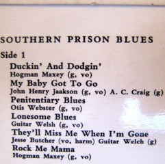 Various : Southern Prison Blues (LP, Comp)
