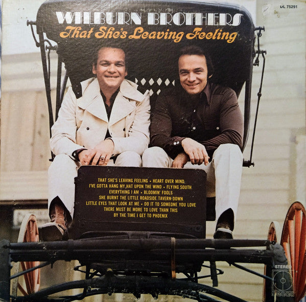 The Wilburn Brothers : That She's Leaving Feeling (LP, Album, Glo)