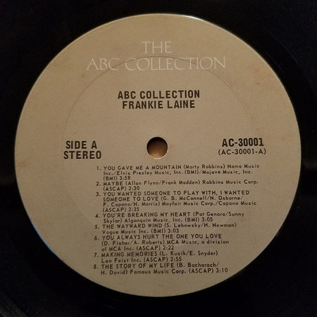 Frankie Laine : The ABC Collection (LP, Comp)