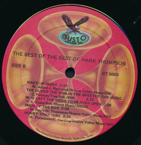 Hank Thompson : The Best Of The Best Of Hank Thompson (LP, Comp)