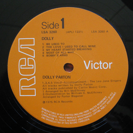Dolly Parton : Dolly (The Seeker / We Used To) (LP, Album)
