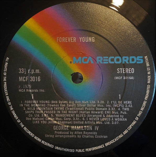 George Hamilton IV : Forever Young (LP)