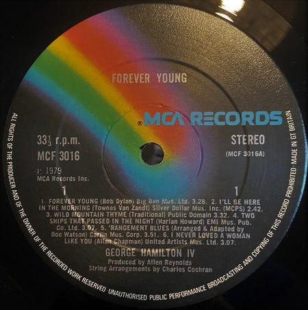 George Hamilton IV : Forever Young (LP)