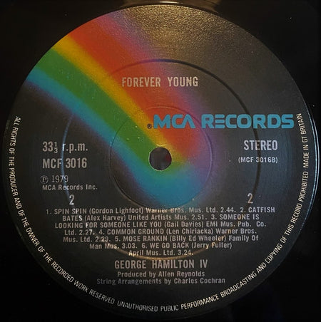 George Hamilton IV : Forever Young (LP)