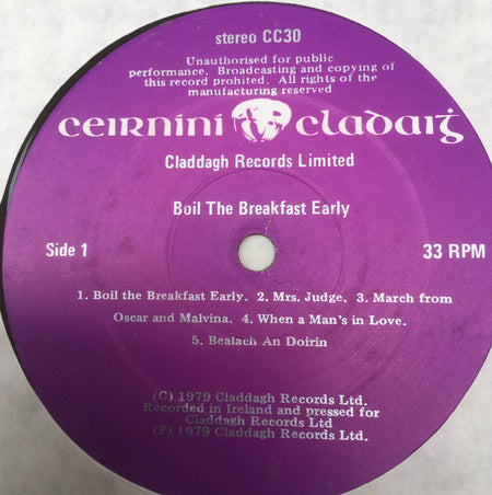 The Chieftains : Chieftains 9: Boil The Breakfast Early (LP)