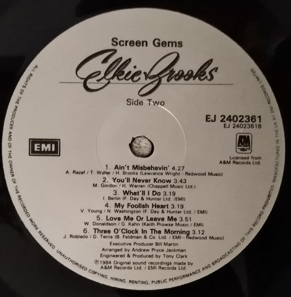 Elkie Brooks : Screen Gems (LP, Album)