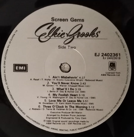 Elkie Brooks : Screen Gems (LP, Album)