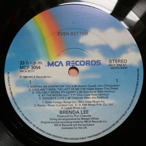 Brenda Lee : Even Better (LP, Album)