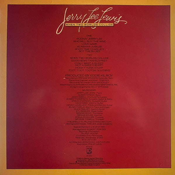 Jerry Lee Lewis : When Two Worlds Collide (LP, Album)