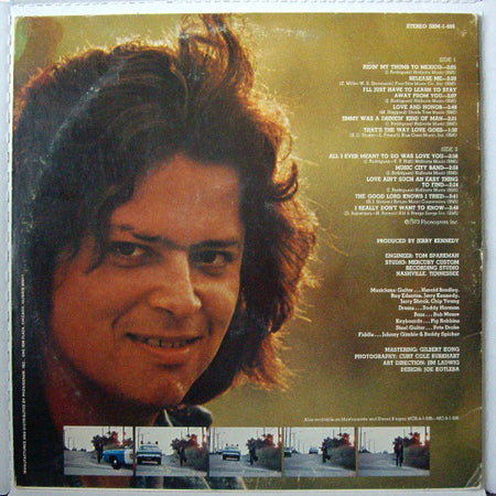 Johnny Rodriguez (4) : All I Ever Meant To Do Was Sing (LP, Album)