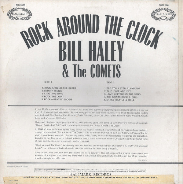 Bill Haley And His Comets : Rock Around The Clock (LP, Comp)