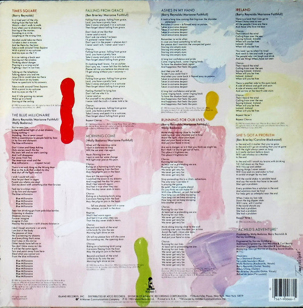 Marianne Faithfull : A Child's Adventure (LP, Album, Ltd, Promo, Qui)