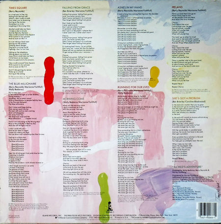Marianne Faithfull : A Child's Adventure (LP, Album, Ltd, Promo, Qui)