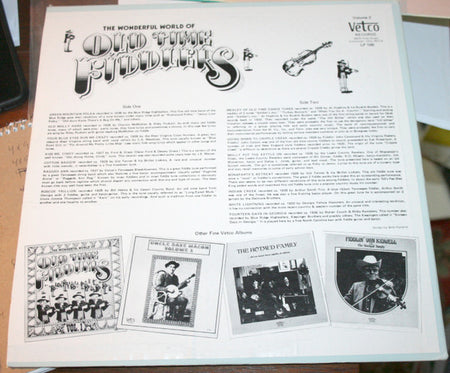 Various : The Wonderful World Of Old Time Fiddlers Volume 2 (LP, Comp)