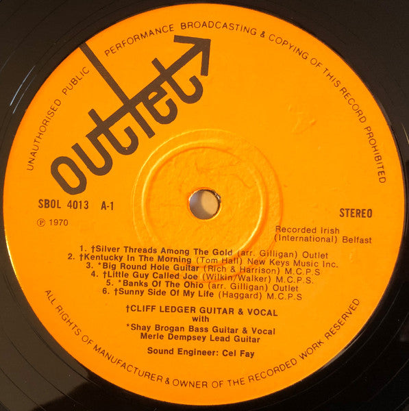 Cliff Ledger : Kentucky In The Morning (LP)