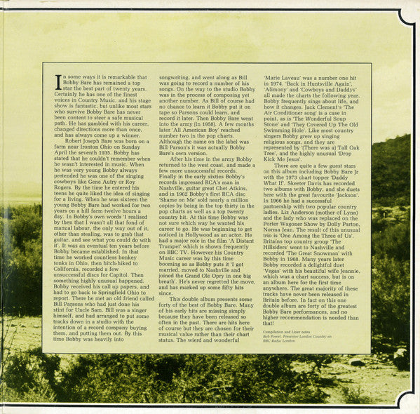 Bobby Bare : Famous Country Music-Makers (2xLP, Comp)