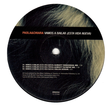 Paola & Chiara : Vamos A Bailar (Esta Vida Nueva) (The Almighty Remixes) (12", Single, Promo)
