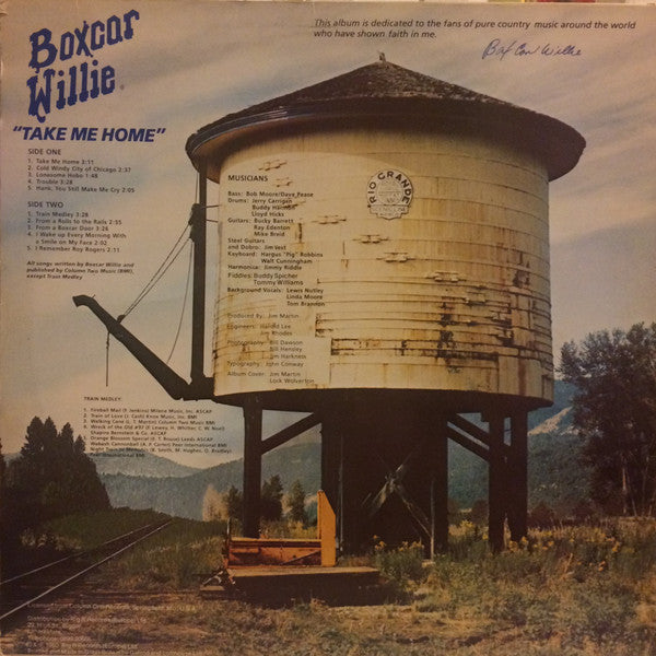 Boxcar Willie : Take Me Home (LP, Album)
