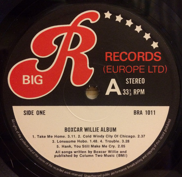 Boxcar Willie : Take Me Home (LP, Album)