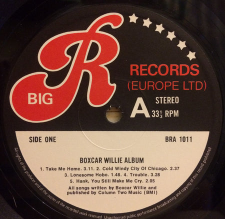 Boxcar Willie : Take Me Home (LP, Album)