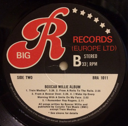 Boxcar Willie : Take Me Home (LP, Album)