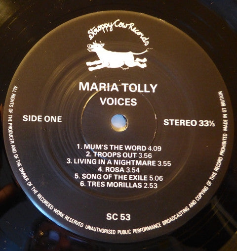Maria Tolly : Voices (LP, Album)