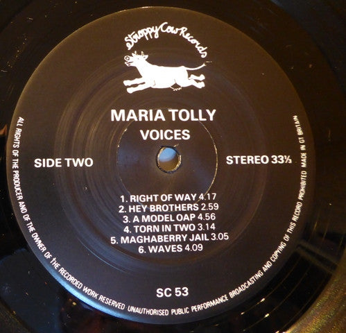 Maria Tolly : Voices (LP, Album)