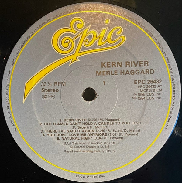 Merle Haggard : Kern River (LP)