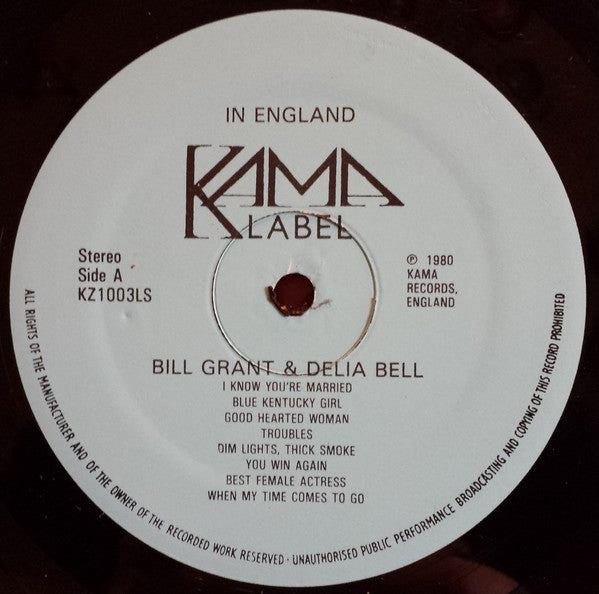 Bill Grant (2) And Delia Bell : In England (LP, Album)