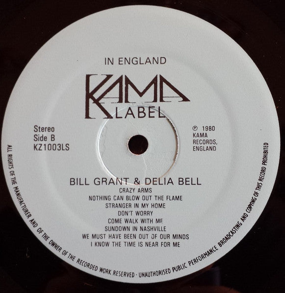 Bill Grant (2) And Delia Bell : In England (LP, Album)