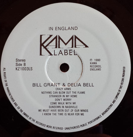 Bill Grant (2) And Delia Bell : In England (LP, Album)