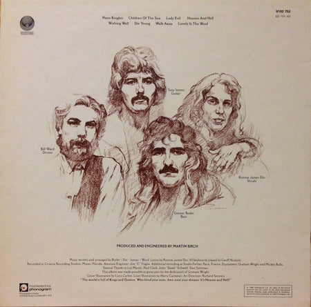 Black Sabbath : Heaven And Hell (LP, Album)