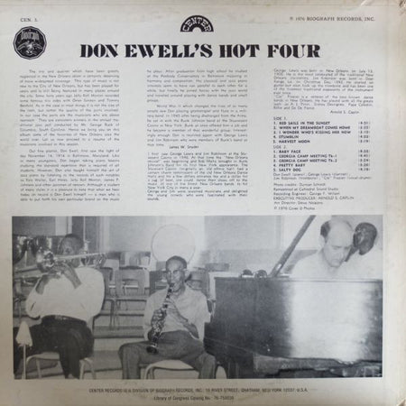 Don Ewell : Don Ewell's Hot 4 (LP, Album)