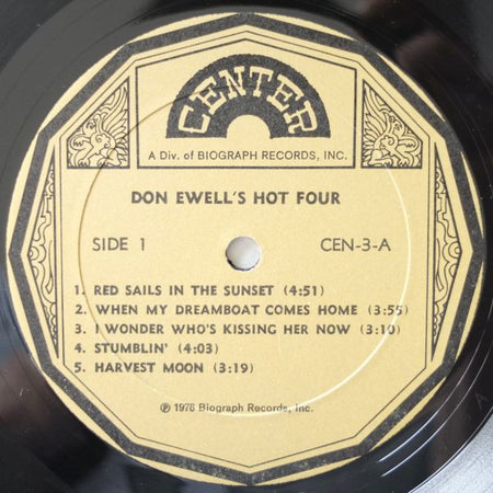 Don Ewell : Don Ewell's Hot 4 (LP, Album)