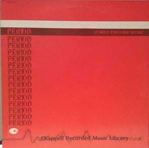 Chris Payne (2) : Early English Music (LP)
