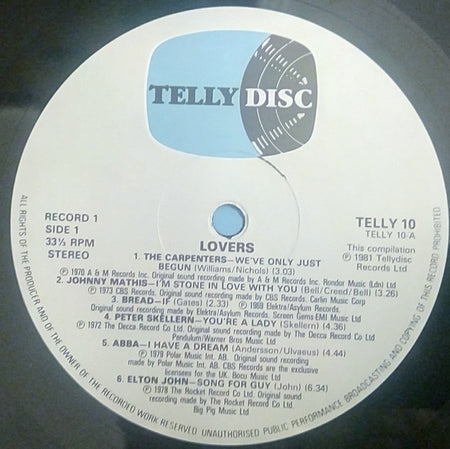 Various : Lovers (2xLP, Comp)