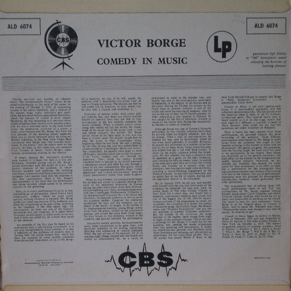 Victor Borge (2) : Comedy In Music (LP, Album)