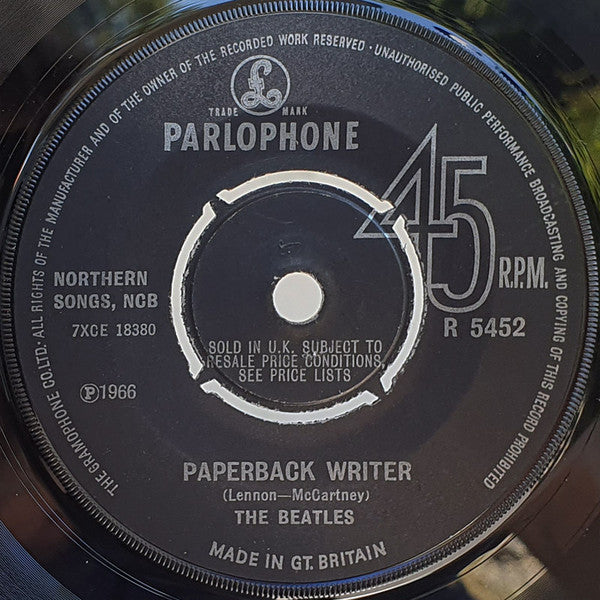 The Beatles : Paperback Writer (7", Single, Mono)