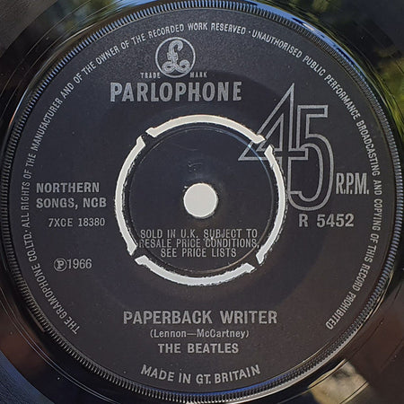 The Beatles : Paperback Writer (7", Single, Mono)