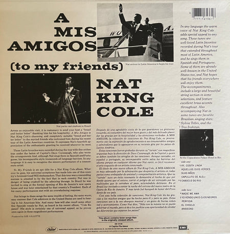 Nat King Cole : A Mis Amigos (LP, Album, RE)
