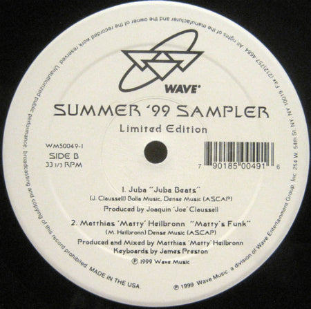 Various : Wave Music Summer '99 Sampler (12", Ltd, Smplr)