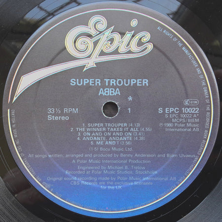 ABBA : Super Trouper (LP, Album, Dut)