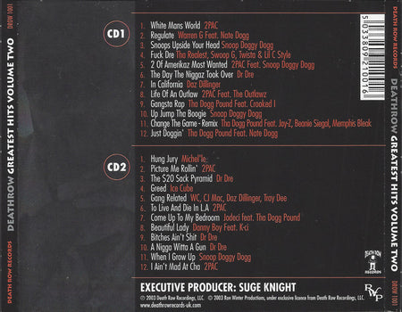 Various : Death Row - Greatest Hits Volume Two (2xCD, Comp)