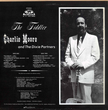 Charlie Moore And The Dixie Partners : The Fiddler (LP, Album)